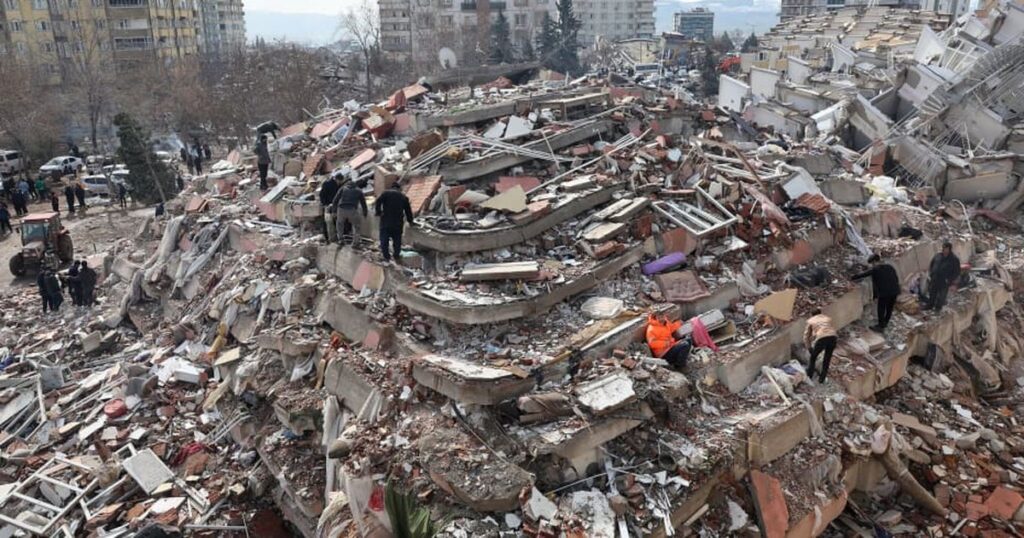 Destrozos del terremoto de Turquía